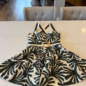 Cara Cara Julietta Mini dress in Catalina olive